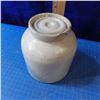 Image 2 : Stoneware crock with lid