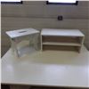 Image 1 : Step stool and small shelf