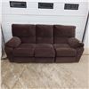 Image 1 : Brown sofa both ends recline comes apart in three sections for moving made by Palliser