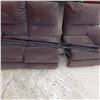 Image 7 : Brown sofa both ends recline comes apart in three sections for moving made by Palliser