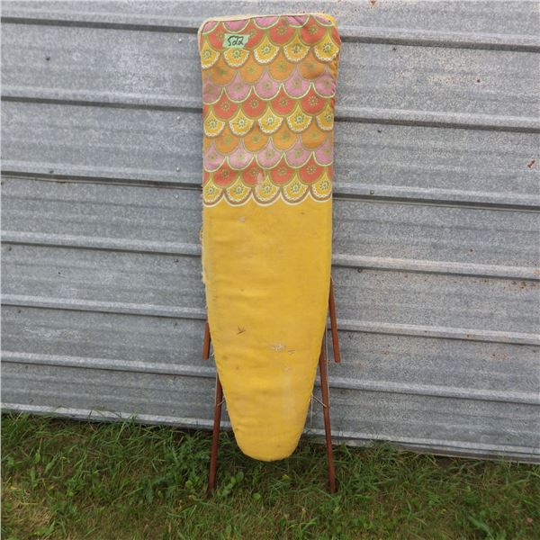 Vintage wood ironing board