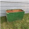 Image 1 : Plywood storage box painted green