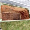 Image 3 : Plywood storage box painted green