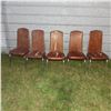 Image 2 : upholstered kitchen chairs some seats damaged