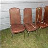 Image 3 : upholstered kitchen chairs some seats damaged