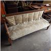 Image 1 : vintage wood framed sofa