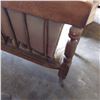 Image 4 : vintage wood framed sofa