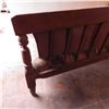 Image 6 : vintage wood framed sofa
