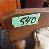 Image 7 : vintage wood framed sofa