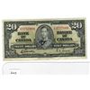 Image 1 : 1937 Bank of Canada $20  Bill