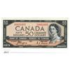Image 1 : 1954 Bank of Canada $50 Bill with Devil's face in hair