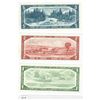 Image 2 : lot of three 1954 Canada Bank Notes