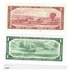 Image 2 : Lot of two 1954 Canada Bank notes