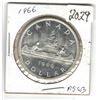 Image 1 : 1966 Canadian Silver Dollar