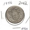 Image 1 : 1956 Canadian 50 Cent silver coin