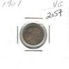 Image 1 : 1907 Canada 5 Cent Silver Coin