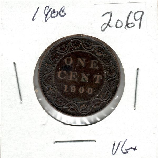 1900 Canada one cent large penny