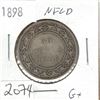 Image 1 : 1898 Newfoundland 50 Cent coin