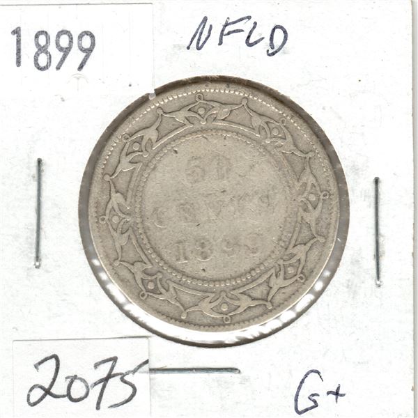 1899 Newfoundland 50 Cent coin