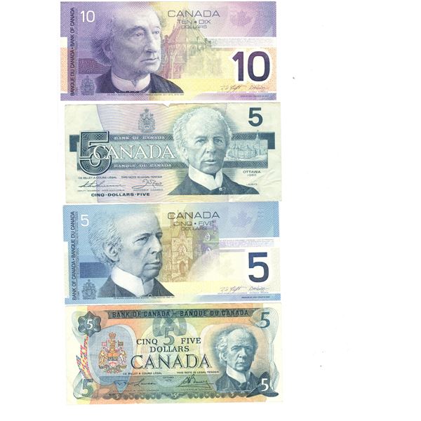 lot of Canadian currency