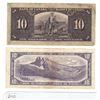 Image 2 : lot of two Canadian $10.00 bills