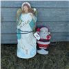 Image 1 : Santa and Angel light up ornaments
