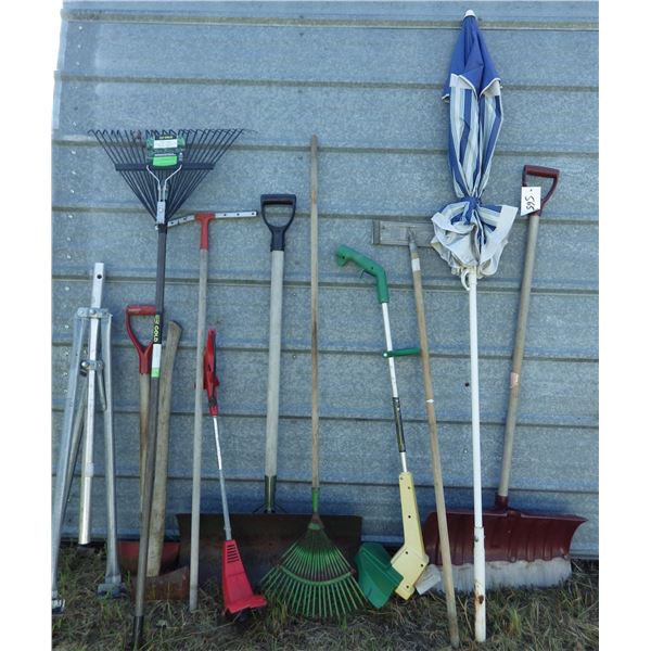 Rakes and garden tools