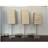 Image 1 : LOT DE 3 LAMPES DE TABLE