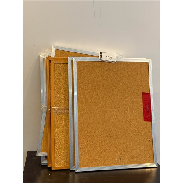 LOT DE 6 TABLEAUX DE LIÈGE +/- 24"x18"