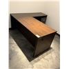 Image 1 : BUREAU EN L 71"x69" AVEC CAISSON