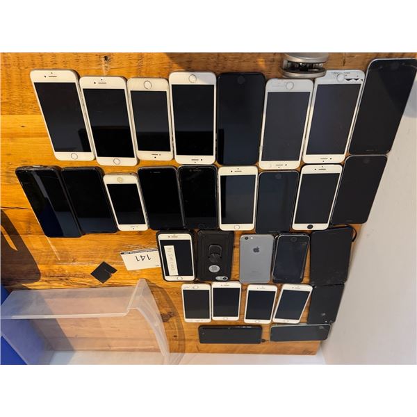 LOT DE TÉLÉPHONES ASST (CONDITION INCONNUE)