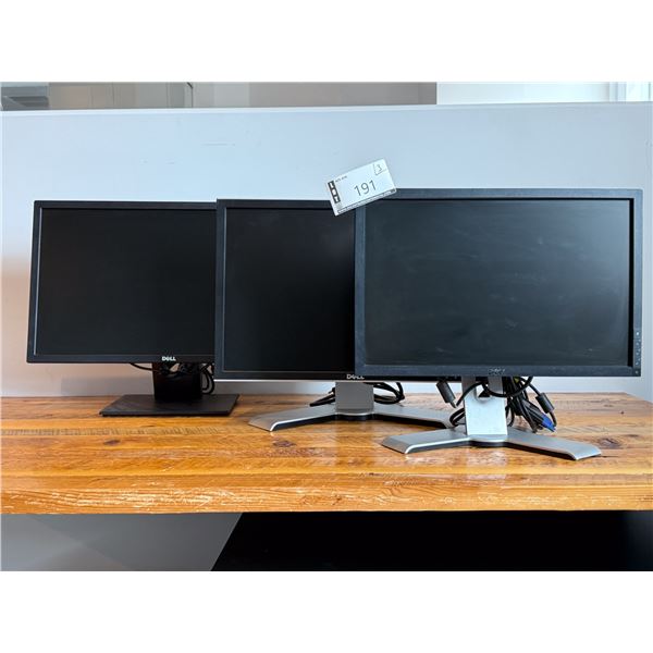 LOT DE 3 MONITEURS ASST