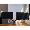 Image 1 : LOT DE 2 MONITEURS DELL 24" AVEC SUPPORT DE BUREAU