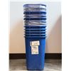 Image 1 : LOT DE 12 BACS DE RECYCLAGE ASST
