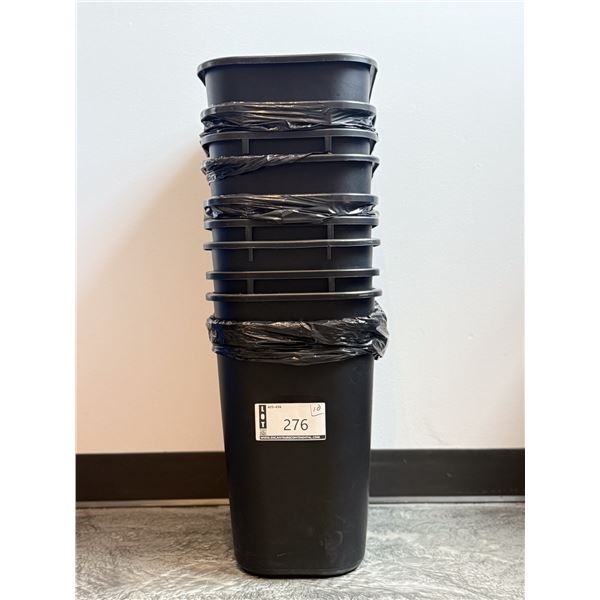 LOT DE 10 POUBELLES ASST