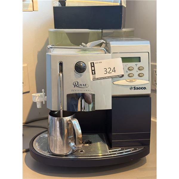 MACHINE À CAFÉ SAECO ROYAL PRO RÉSERVOIRS BRISÉS