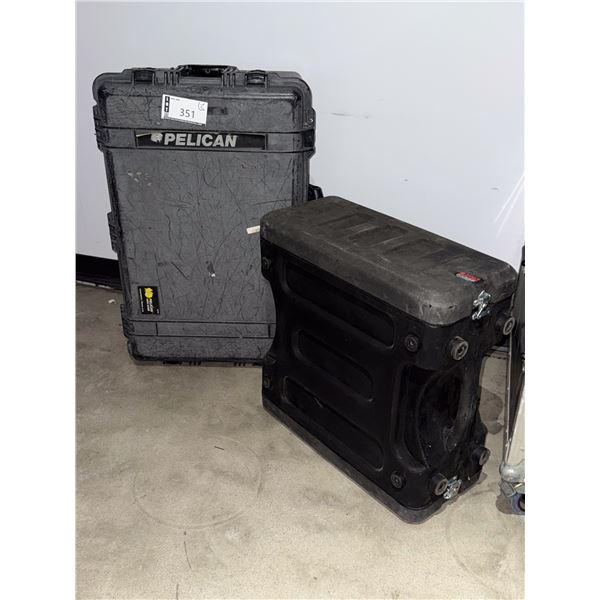 LOT DE 2 VALISES À TRANSPORT