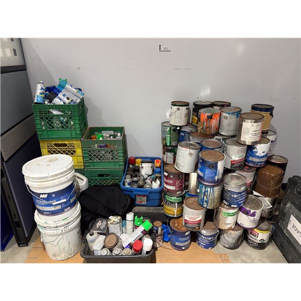 LOT DE PEINTURES ASST