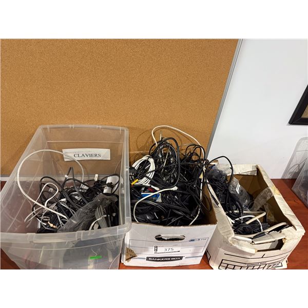 LOT DE CÂBLES DIVERS