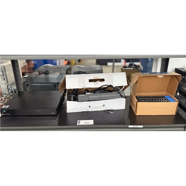 LOT D'ENREGISTREUR NUMÉRIQUE ET EQUIP. DE RÉSEAU