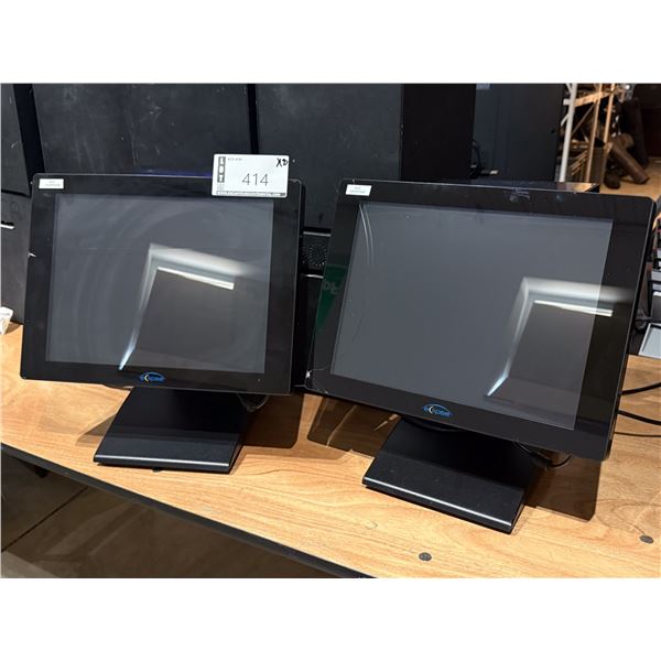 TERMINAUX POS ECLIPSE, ÉCRAN TACTILE 15" CRAQUÉ, MAIS FONCTIONNEL