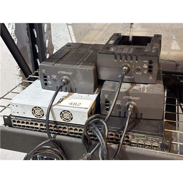 LOT DE UPS ET PIÈCES INFORMATIQUES - CONDITION INCONNUE