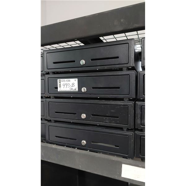 LOT DE 4 TIROIRS CAISSES (SANS CLÉ)