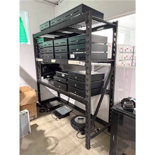 ÉTAGÈRE EN MÉTAL 72" X 24" X 72"