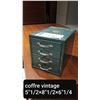 Image 1 : COFFRE VINTAGE 5-1/2" X 8-1/2" X 6-1/4"