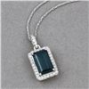 Image 2 : Gem Tourmaline and Diamond Pendant