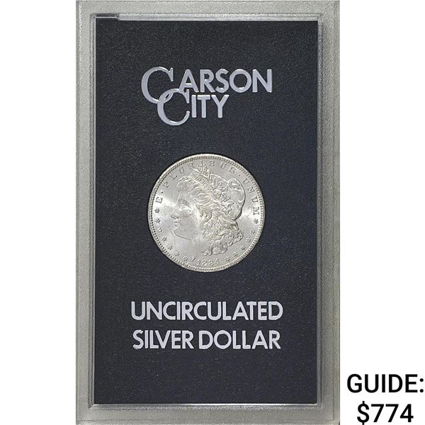 1884-CC Morgan Silver Dollar GSA UNC