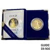 Image 1 : 1986 1oz Proof Gold Eagle in OGP