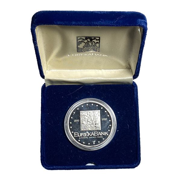 1890 EurekaBank 1oz Silver Coin