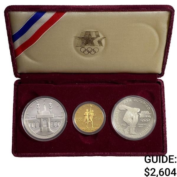 1983-1984 U.S. Silver & .4838oz Gold